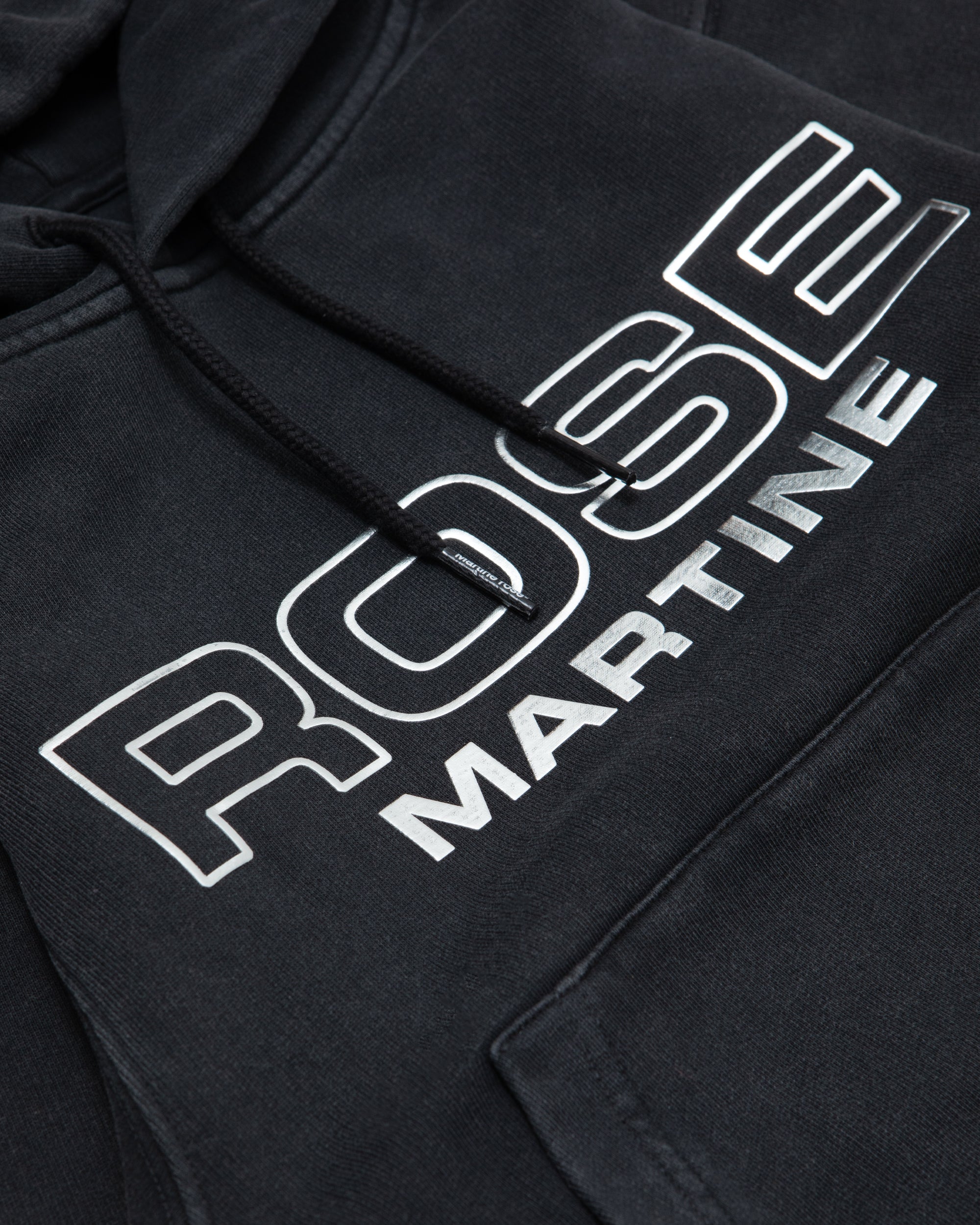 Martine Rose Shrunken Hoodie BLACK 625JS02002D