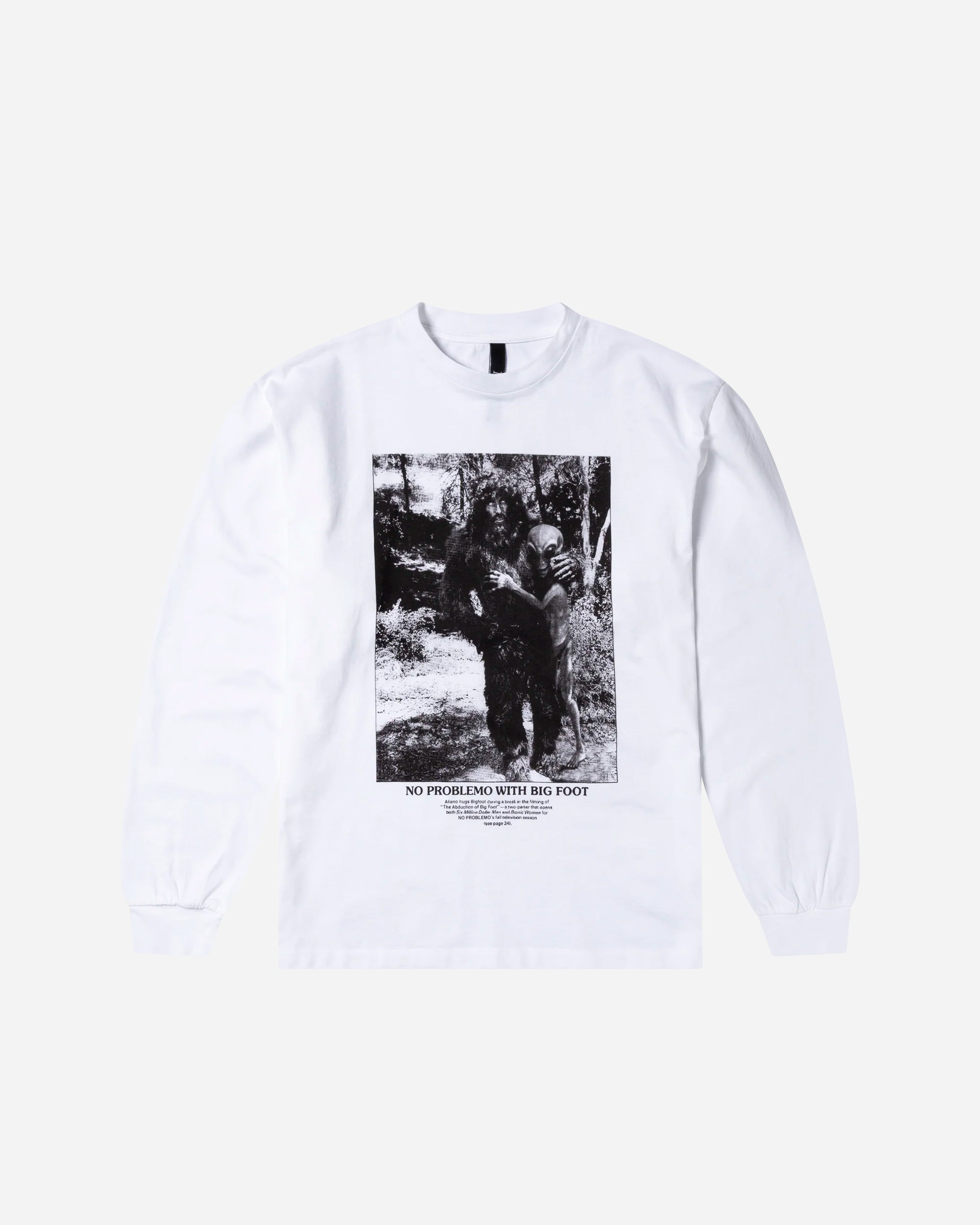 No Problemo Bigfoot Longsleeve White NP60024.03