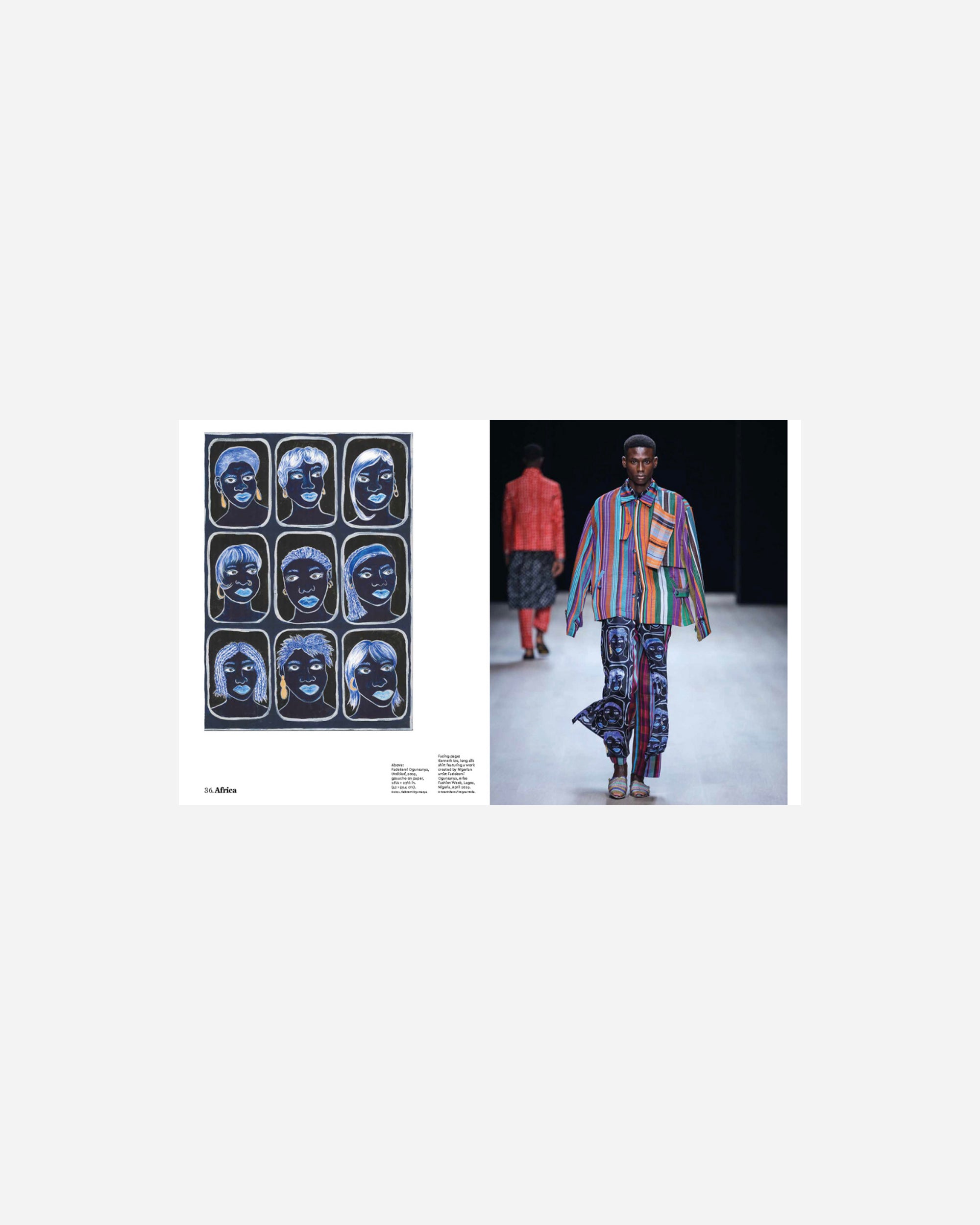 Flammarion Africa – The Fashion Continent Blue,Orange TH1306