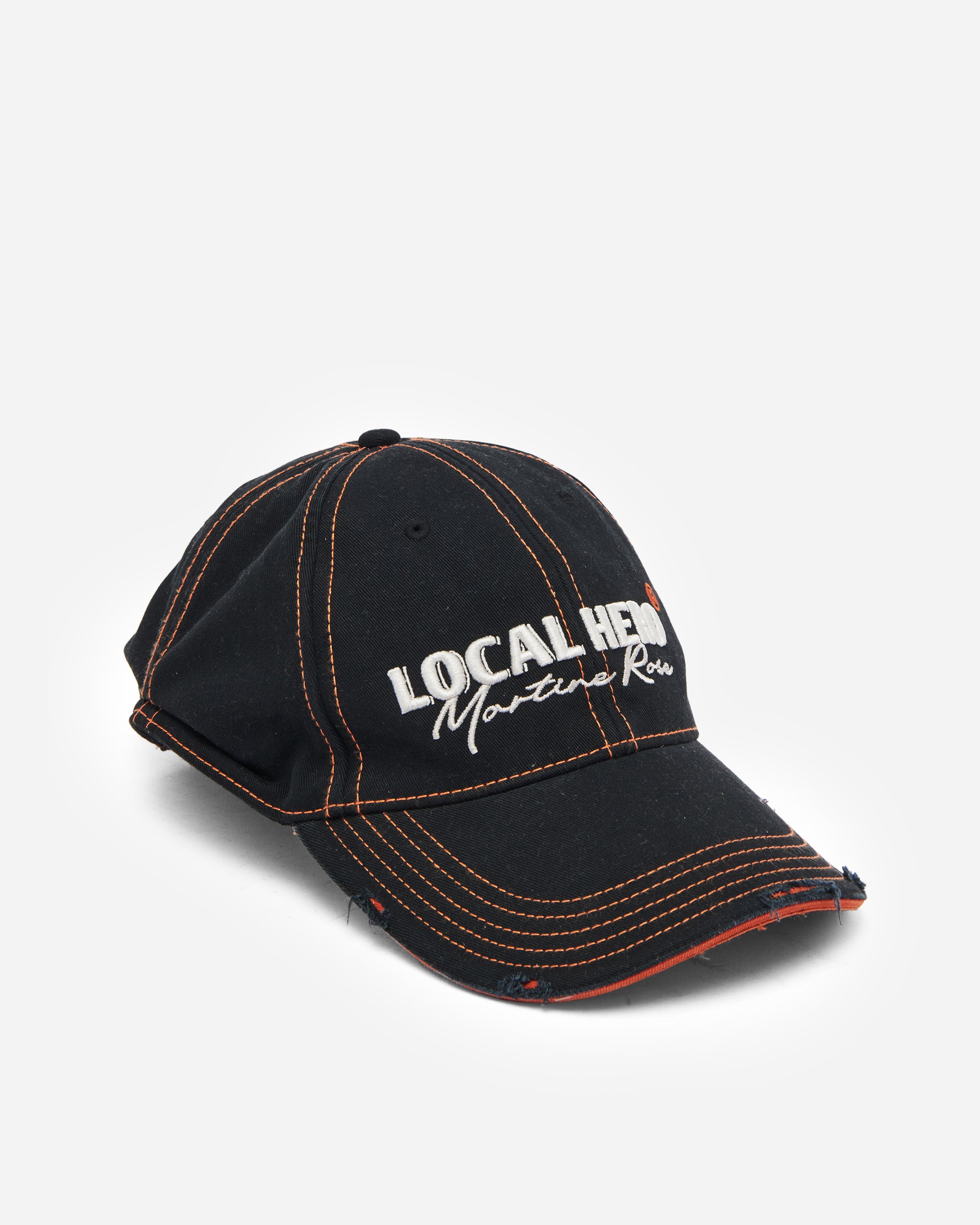 Martine Rose Roll Back Cap BLACK/ORANGE 1168WP13014