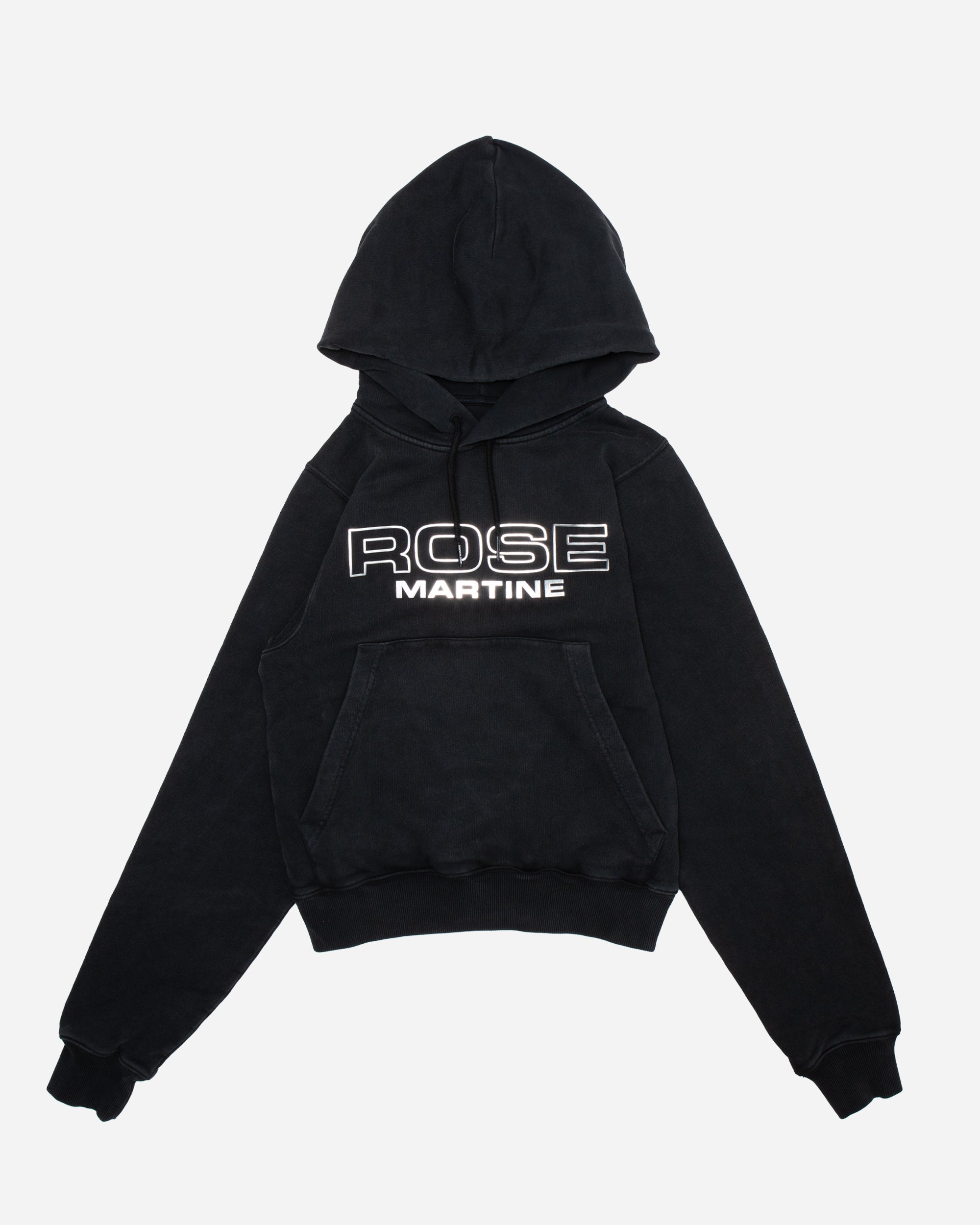 Martine Rose Shrunken Hoodie BLACK 625JS02002D