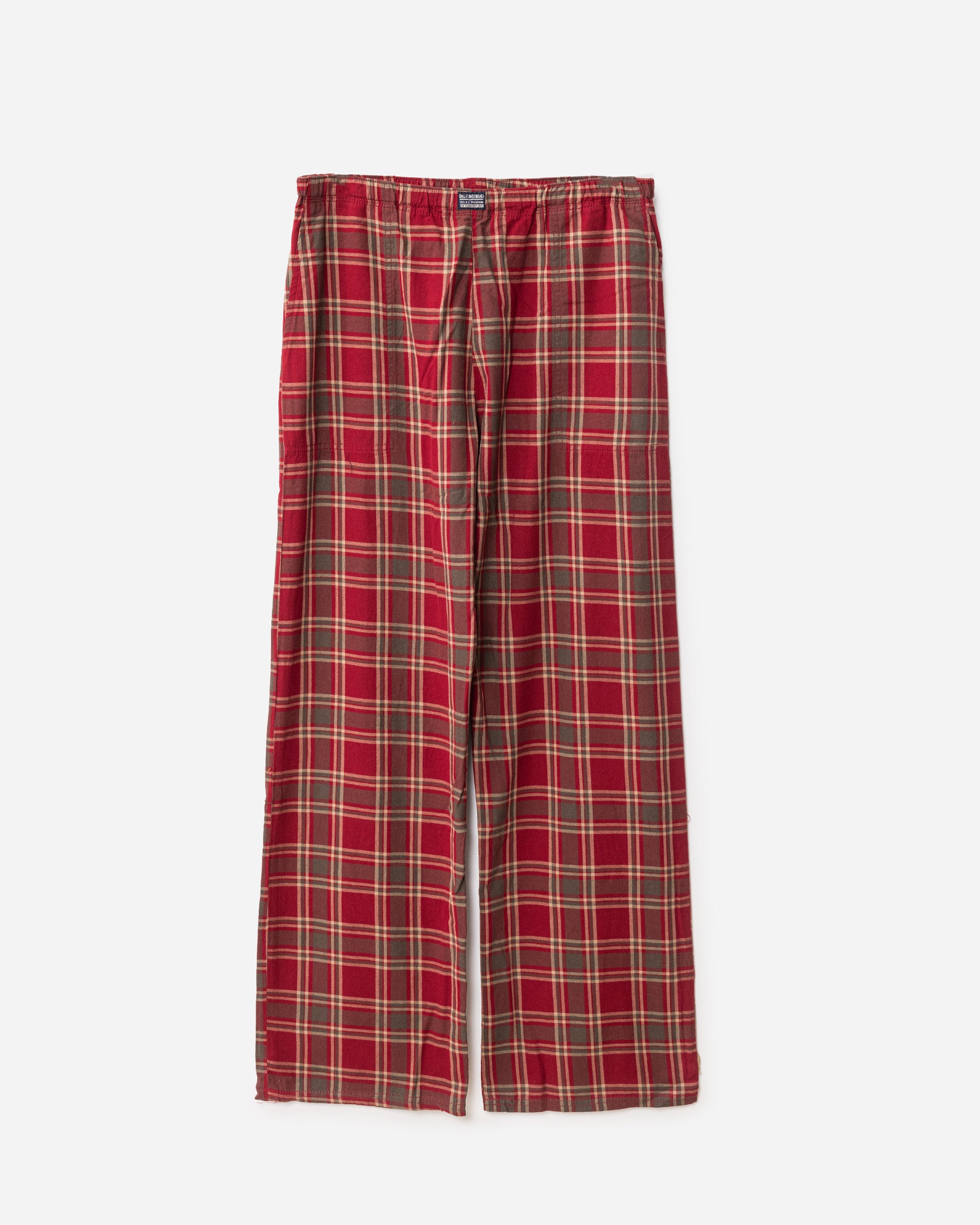 ERL Unisex Plaid Lounge Pants RED PLAID ERL09P013