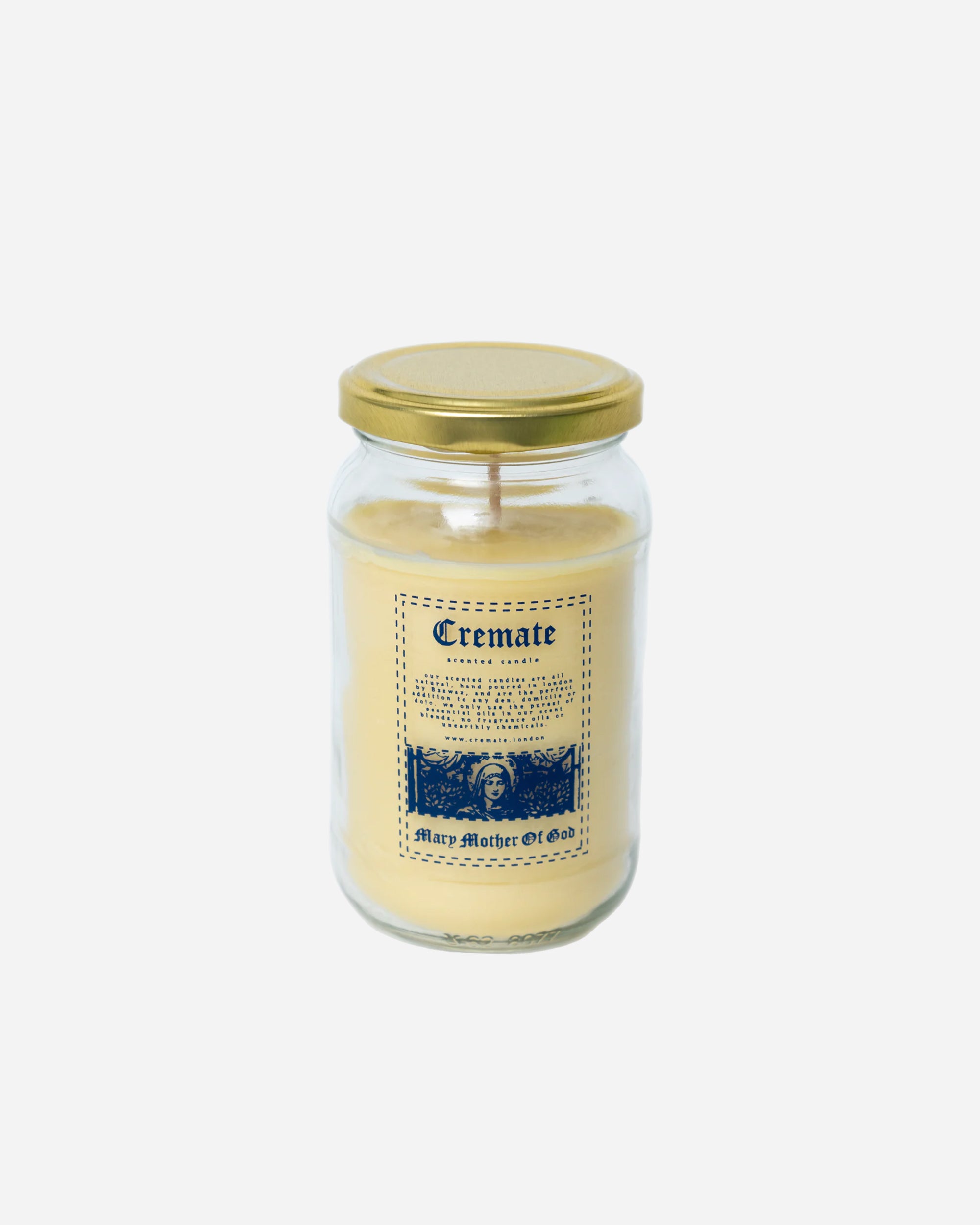 Cremate London Mary Mother of God Lys Beige Mary Mother of God Candle