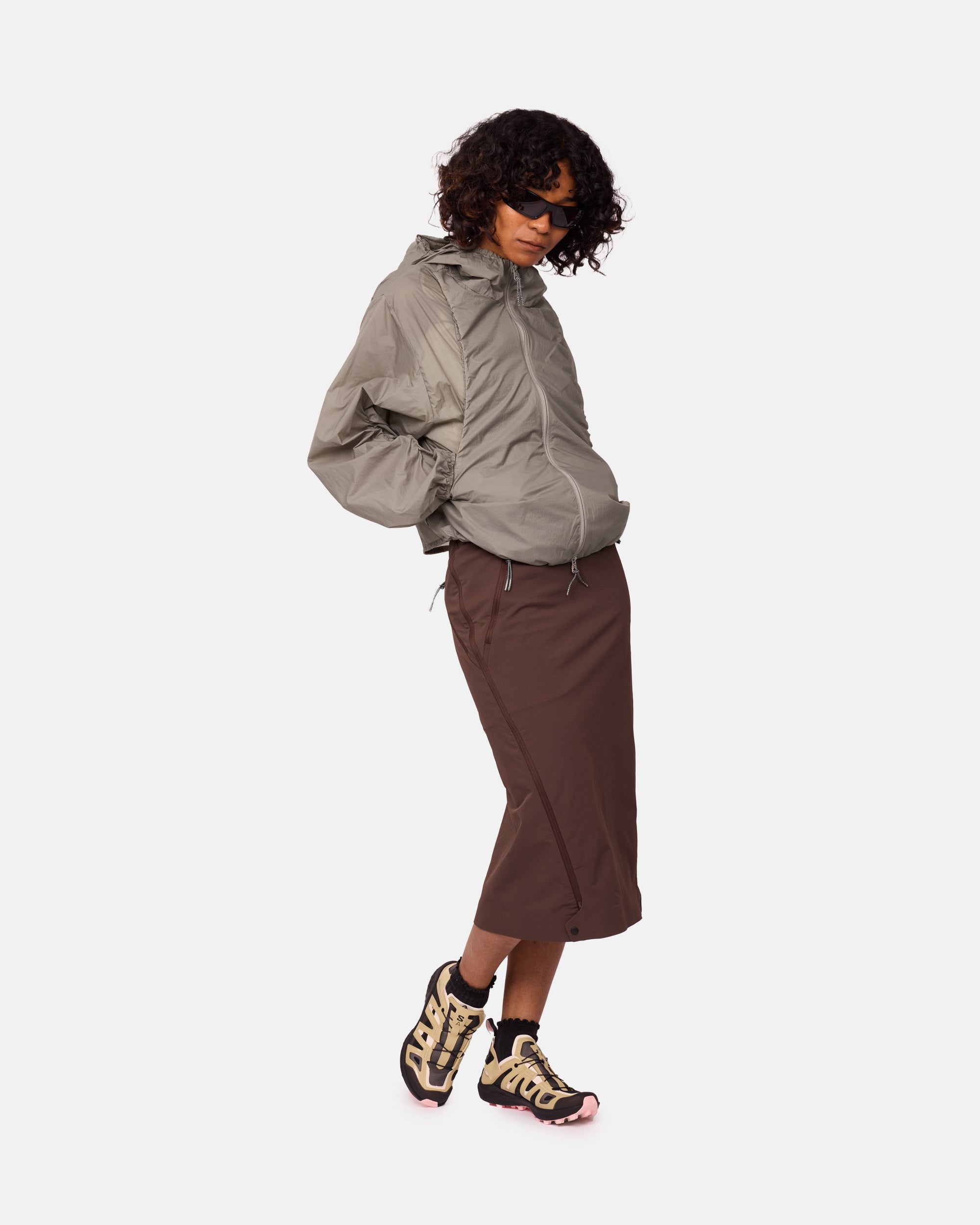 ROA Spinnaker Windbreaker Taupe RBWW005FA03-BEG0002