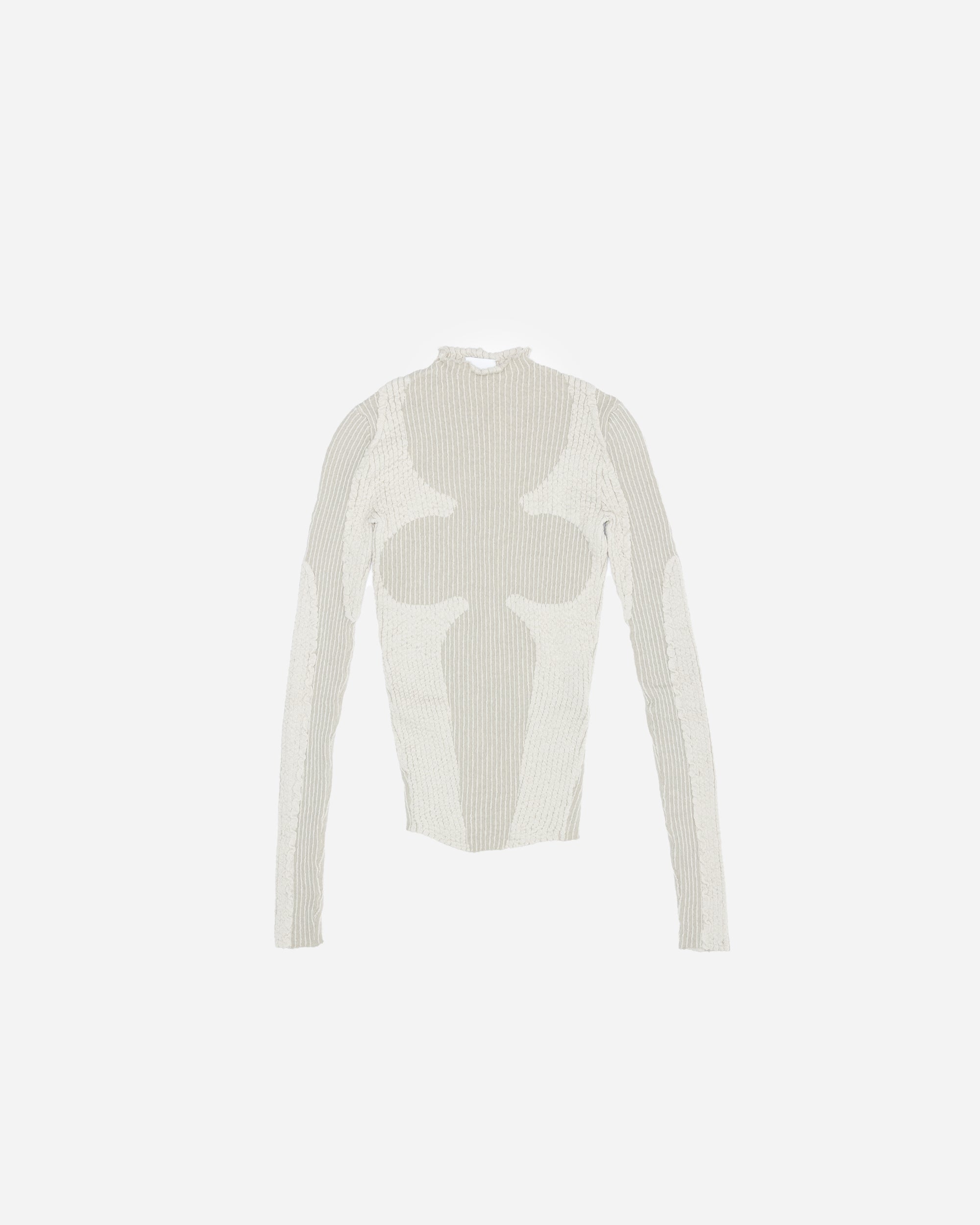 ROA Wavy Long Sleeve Light Beige RBWW022YA10-BEG0002