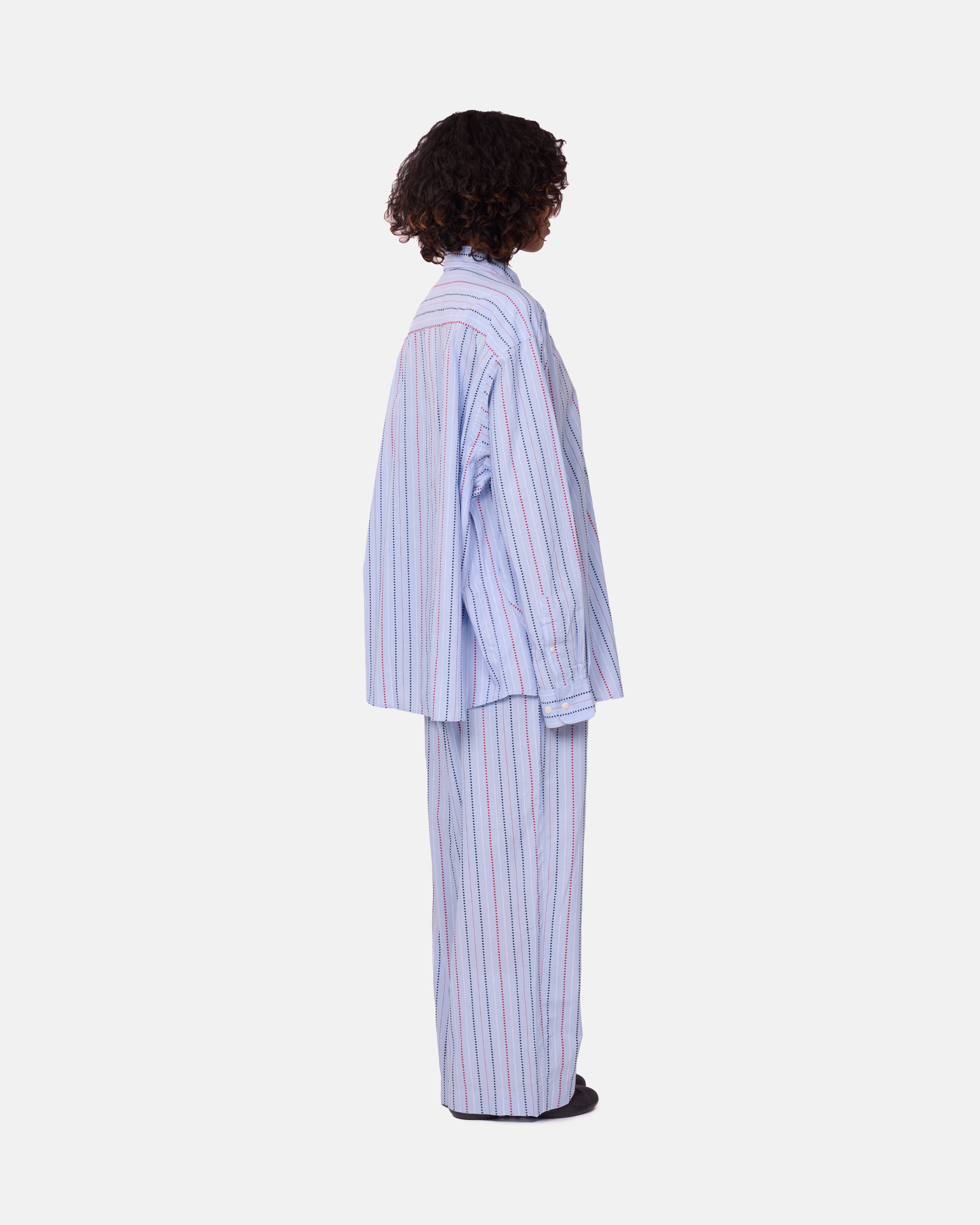 Baserange CLAUDE SHIRT MATRIX STRIPE SHCLA-PO-SU25-STRIPE