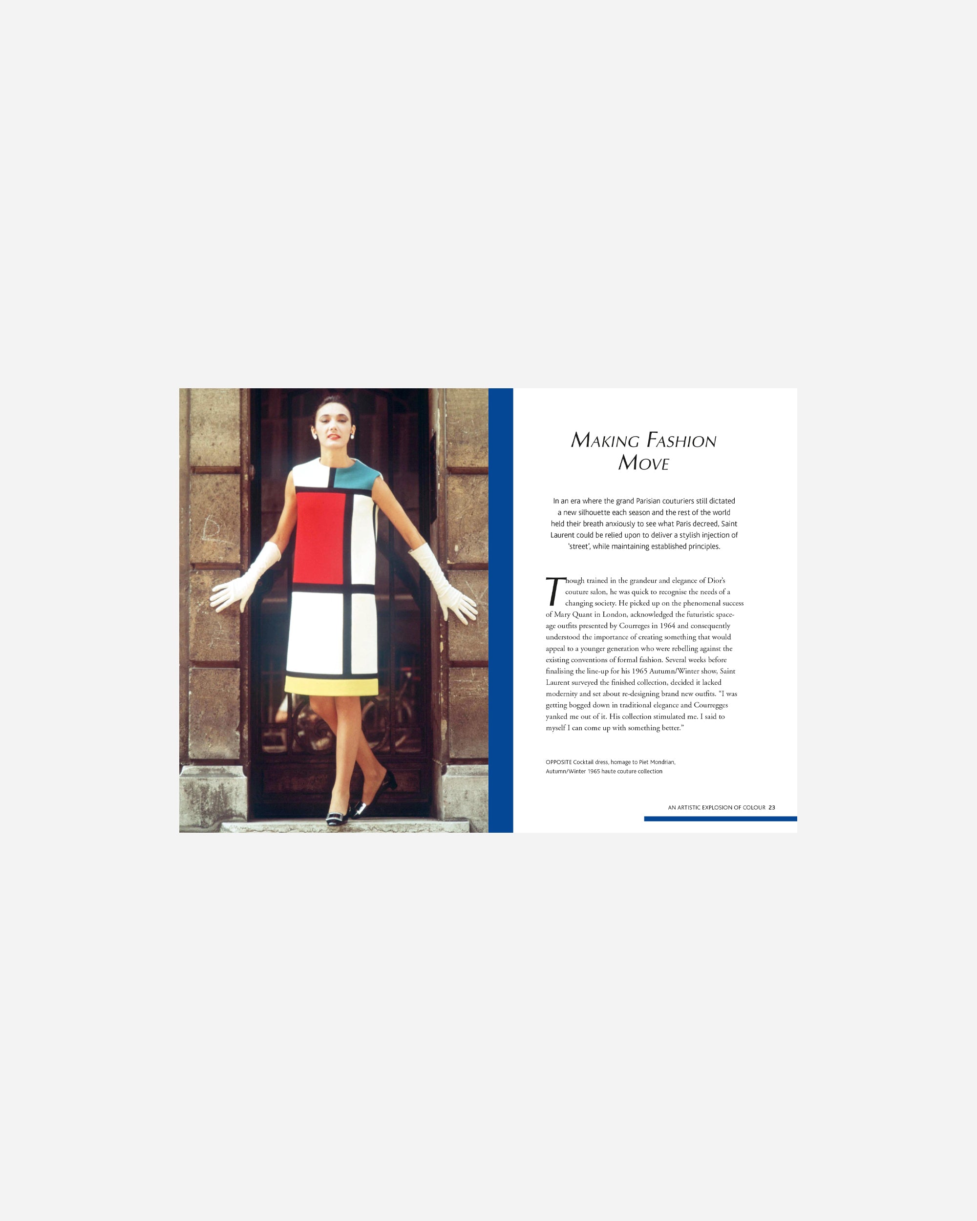 Welbeck Publishing "Den lille bog om Yves Saint Laurent" Blue CB1009
